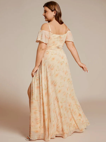 Vestido de Fiesta Talla S-M — Rosa Dorada — Entrega Inmediata
