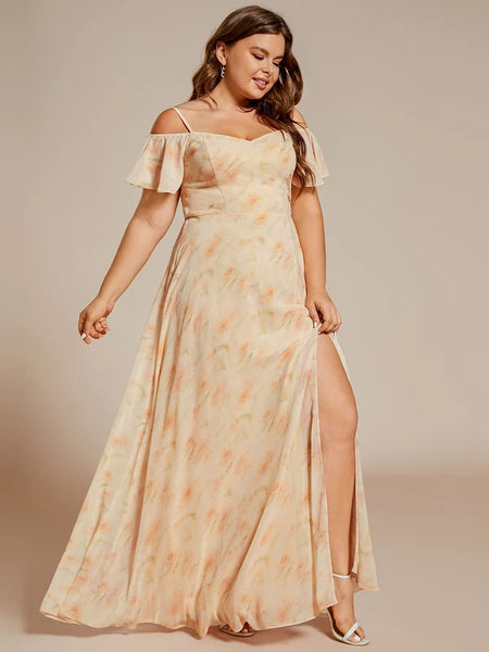 Vestido de Fiesta Talla S-M — Rosa Dorada — Entrega Inmediata