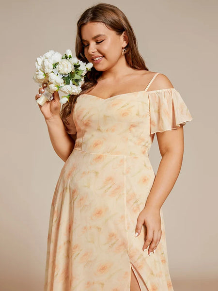 Vestido de Fiesta Talla S-M — Rosa Dorada — Entrega Inmediata