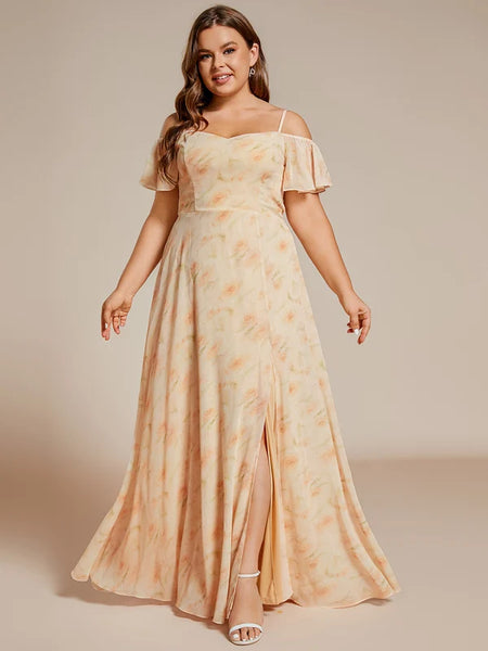 Vestido de Fiesta Talla S-M — Rosa Dorada — Entrega Inmediata