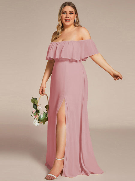 Vestido de Fiesta Talla XXS — Rosa Empolvado — Entrega Inmediata