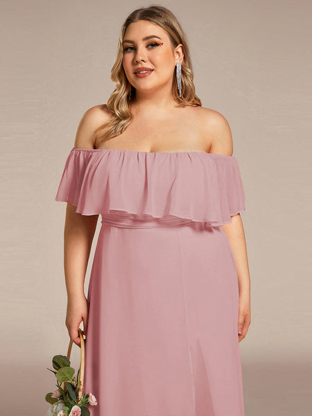 Vestido de Fiesta Talla XXS — Rosa Empolvado — Entrega Inmediata
