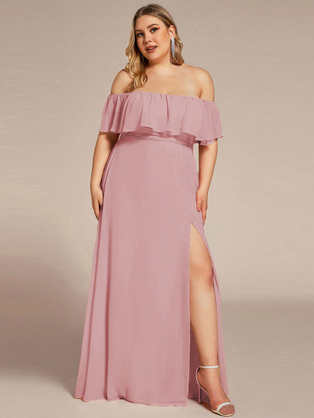 Vestido de Fiesta Talla XXS — Rosa Empolvado — Entrega Inmediata