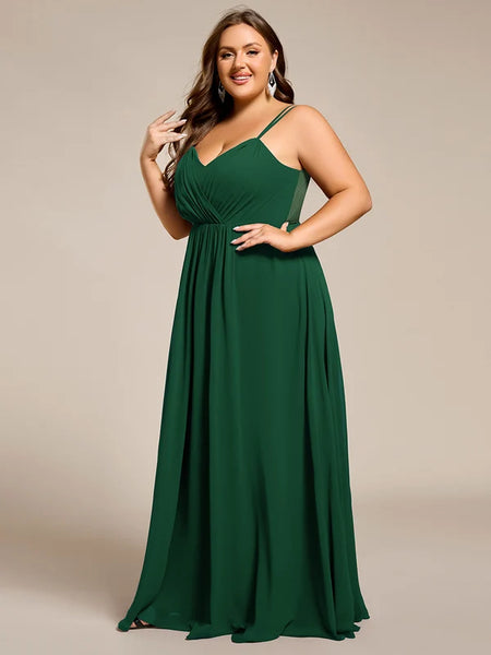 Vestido de Fiesta Talla XXXL 20 — Verde Oscuro — Entrega Inmediata