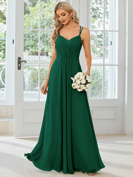 Vestido de Fiesta Talla XXXL 20 — Verde Oscuro — Entrega Inmediata