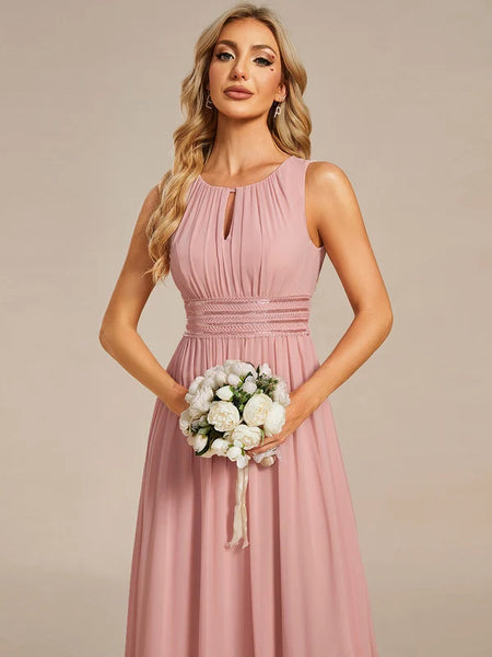 Vestido de Fiesta Talla XXXXL 24 — Rosa Empolvado — Entrega Inmediata