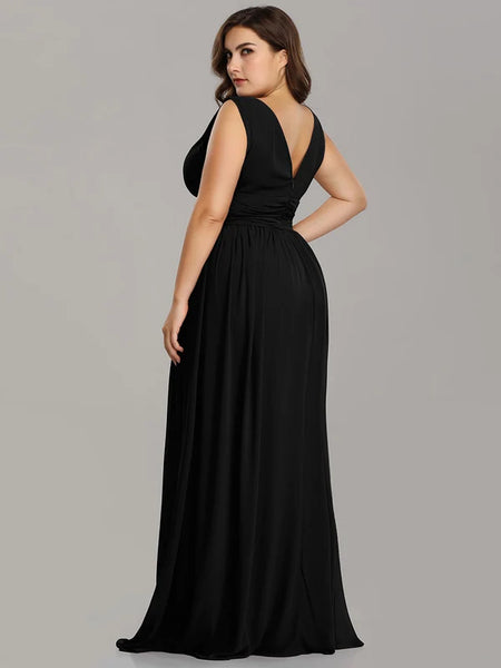 Vestido de Fiesta Talla XXXXL 26 — Negro — Entrega Inmediata