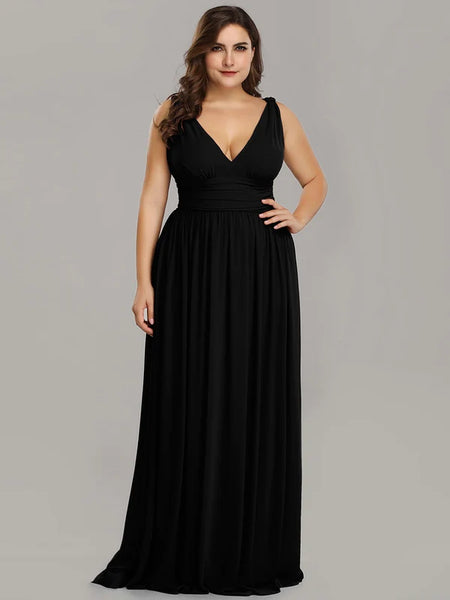 Vestido de Fiesta Talla XXXXL 26 — Negro — Entrega Inmediata