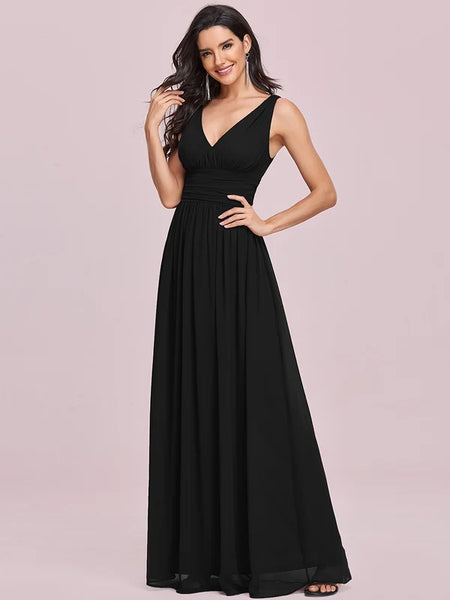 Vestido de Fiesta Talla XXXXL 26 — Negro — Entrega Inmediata