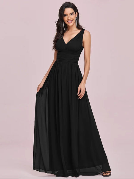 Vestido de Fiesta Talla XXXXL 26 — Negro — Entrega Inmediata