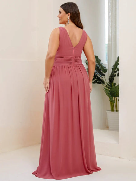 Vestido de Fiesta Talla XXXXL 24 — Cameo Brown — Entrega Inmediata