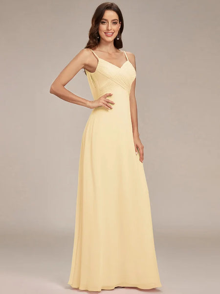 Vestido de Fiesta Talla M — Amarillo — Entrega Inmediata