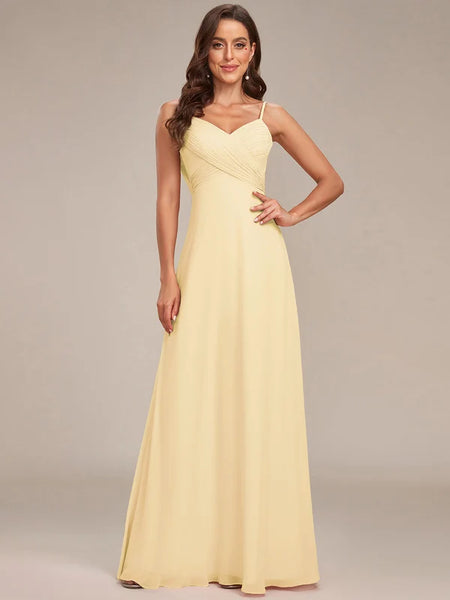 Vestido de Fiesta Talla M — Amarillo — Entrega Inmediata