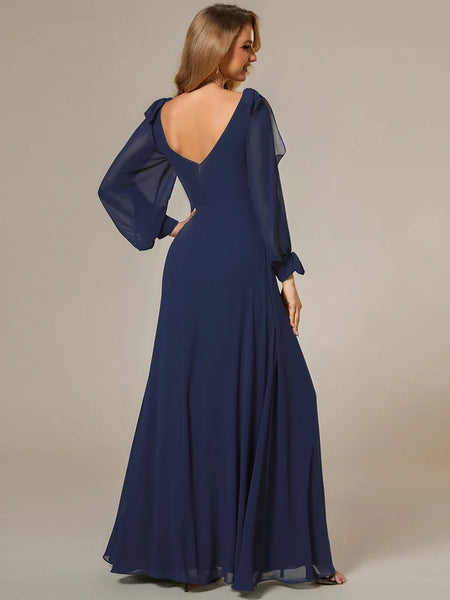 Vestido de Fiesta Talla XL — Azul Marino — Entrega Inmediata