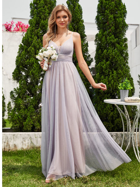 Vestido de Fiesta Talla XXS — Gris — Entrega Inmediata