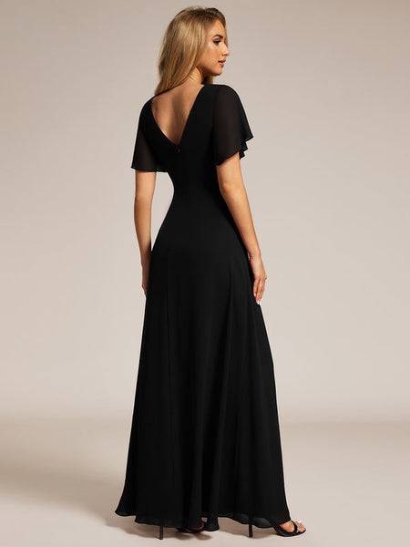 Vestido de Fiesta Talla XXXXL 24 —  Negro — Entrega Inmediata