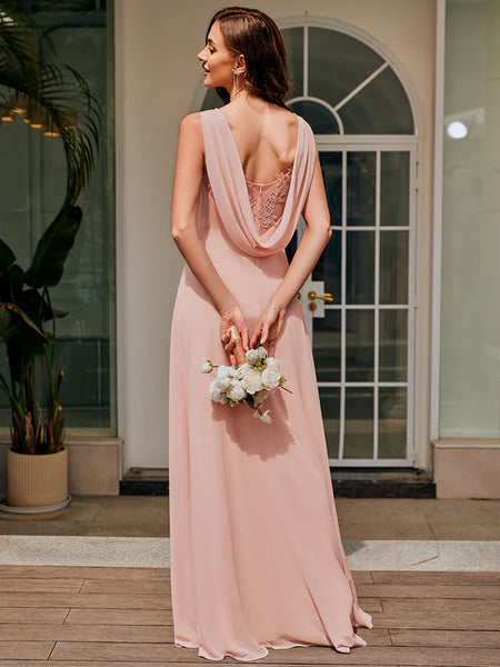 Vestido de Fiesta Talla M — Rosa — Entrega Inmediata