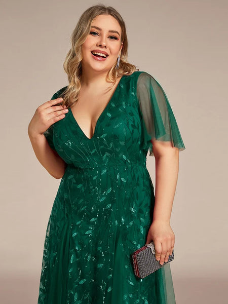 Vestido de Fiesta Talla M — Verde Oscuro — Entrega Inmediata