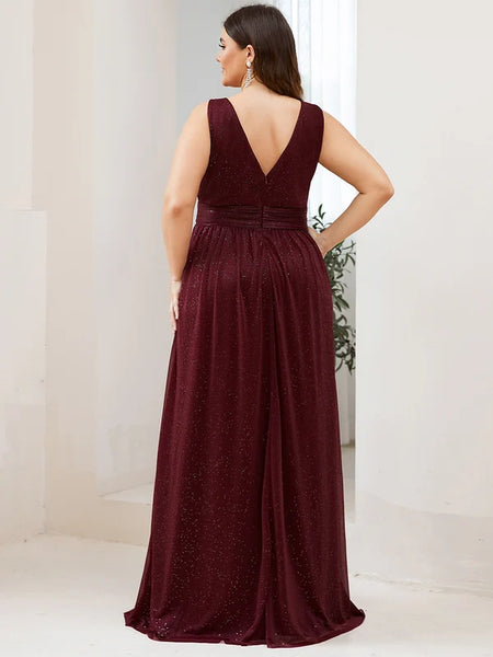 Vestido de Fiesta Talla XL —  Burdeo — Entrega Inmediata