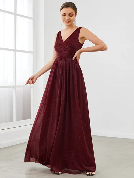 Vestido de Fiesta Talla XL —  Burdeo — Entrega Inmediata