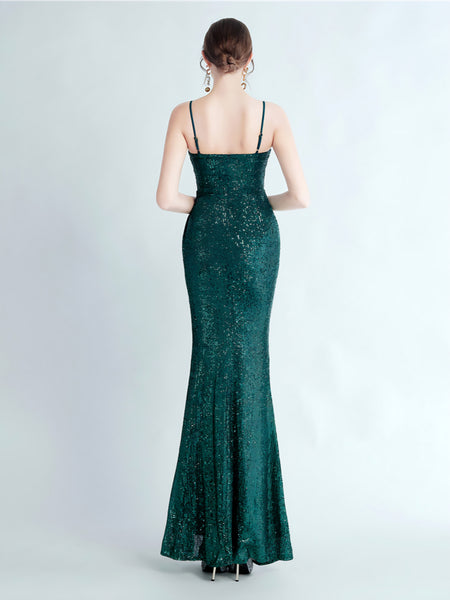 Vestido de Fiesta Talla XXXL — Verde — Entrega Inmediata