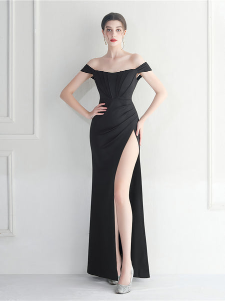 Vestido de Fiesta Talla S — Negro — Entrega Inmediata