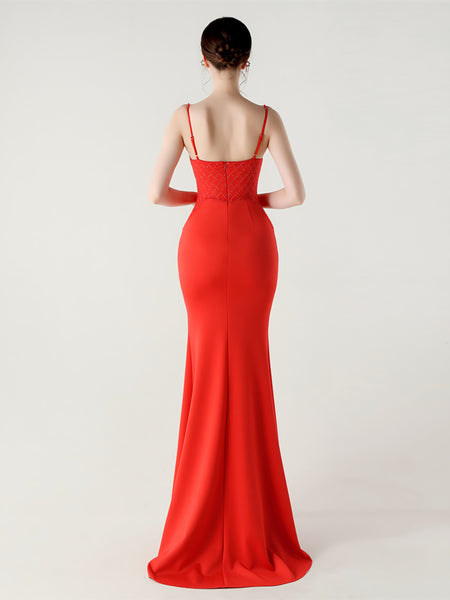 Vestido de Fiesta Talla XS — Rojo — Entrega Inmediata