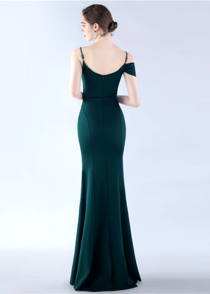 Vestido de Fiesta Talla M — Verde — Entrega Inmediata