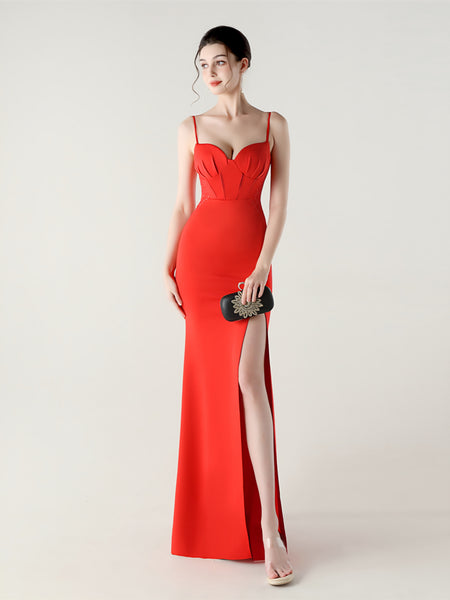 Vestido de Fiesta Talla XS — Rojo — Entrega Inmediata
