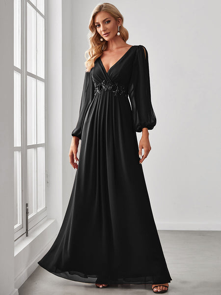 Vestido de Fiesta Talla XXL 16 — Negro — Entrega Inmediata