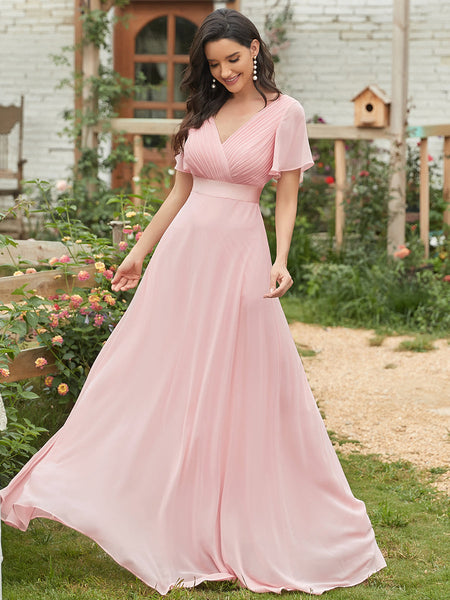 Vestido de Fiesta Talla XXL 16 — Rosa — Entrega Inmediata