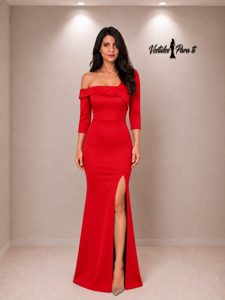 Vestido de Fiesta Talla M — Rojo — Entrega Inmediata