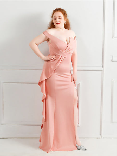Vestido Largo de Fiesta Talla XS — Rosa — Entrega Inmediata