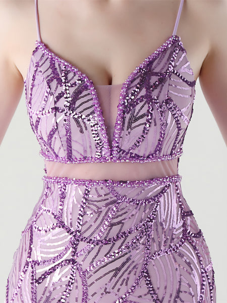 Vestido de Fiesta Talla XS — Lavanda — Entrega Inmediata