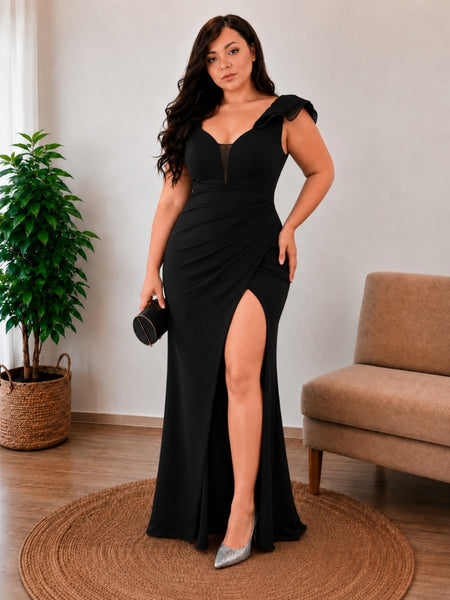 Vestido de Fiesta Talla L — Negro — Entrega Inmediata