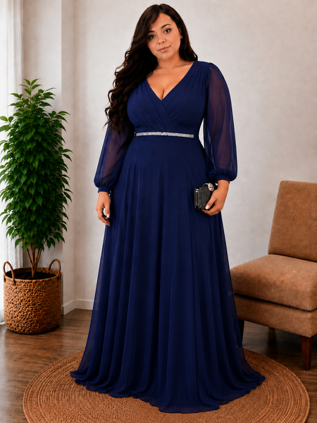 Vestido de Fiesta Talla XXL 18 — Negro — Entrega Inmediata