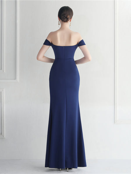 Vestido de Fiesta Talla S — Azul — Entrega Inmediata