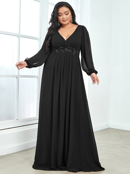 Vestido de Fiesta Talla XXL 16 — Negro — Entrega Inmediata