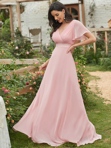 Vestido de Fiesta Talla XXL 16 — Rosa — Entrega Inmediata