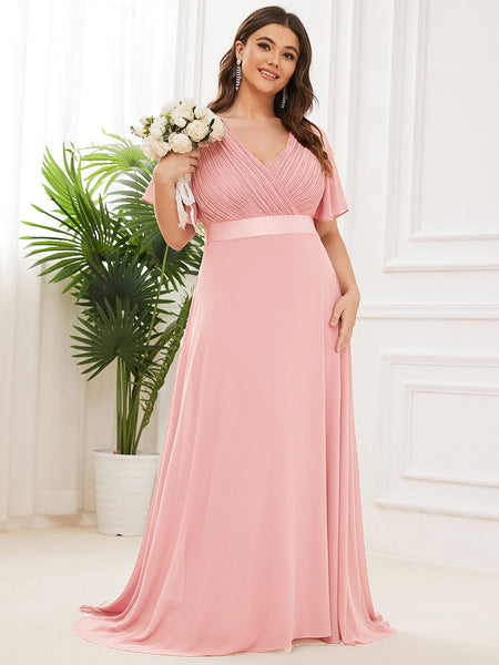 Vestido de Fiesta Talla XXL 16 — Rosa — Entrega Inmediata