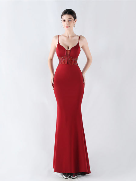 Vestido de Fiesta Talla S — Burdeo — Entrega Inmediata