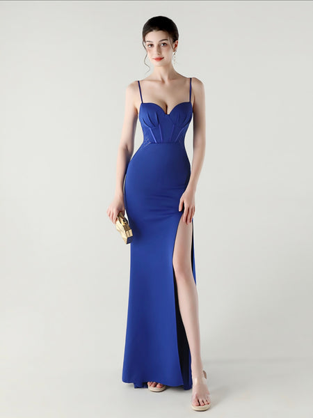 Vestido de Fiesta Talla XL — Azul Rey — Entrega Inmediata