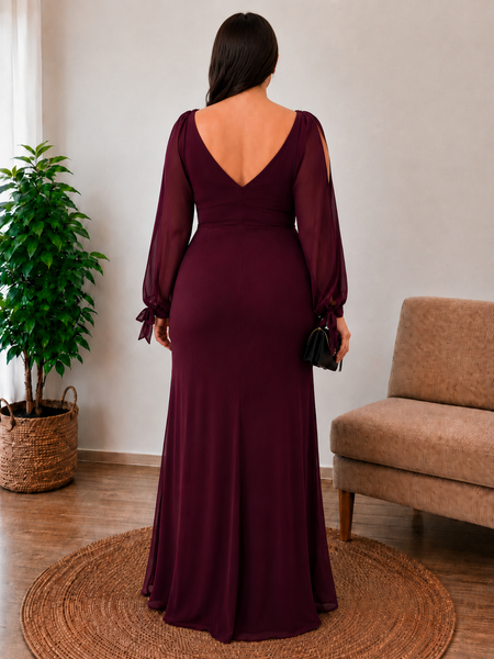 Vestido de Fiesta Talla XL — Malva — Entrega Inmediata