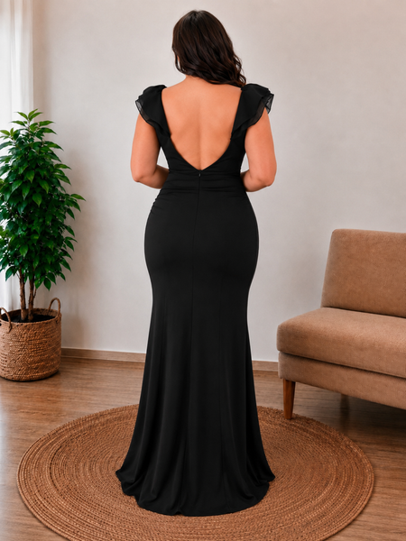 Vestido de Fiesta Talla L — Negro — Entrega Inmediata