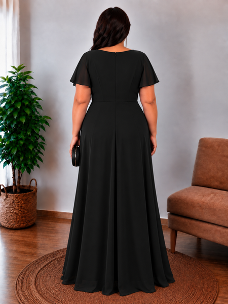 Vestido de Fiesta Talla XXL 16 — Negro— Entrega Inmediata