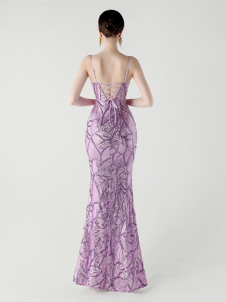 Vestido de Fiesta Talla XS — Lavanda — Entrega Inmediata