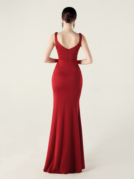 Vestido de Fiesta Talla S — Burdeo — Entrega Inmediata