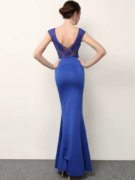 Vestido de Fiesta Talla M — Azul — Entrega Inmediata