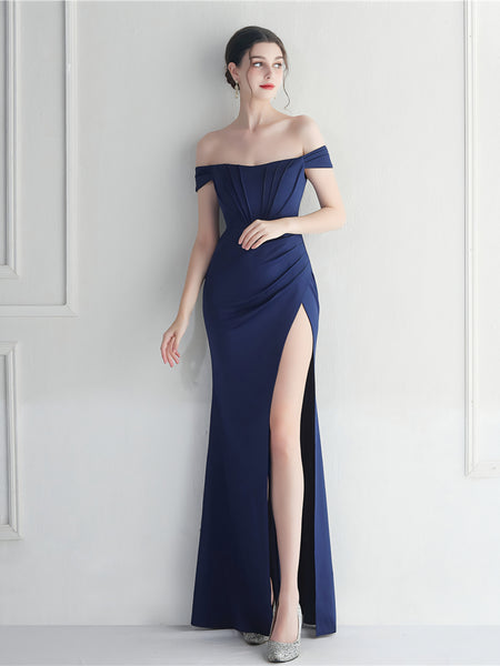 Vestido de Fiesta Talla S — Azul — Entrega Inmediata