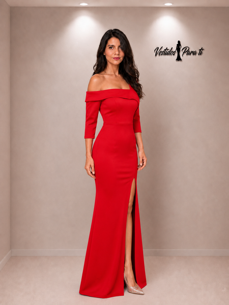Vestido de Fiesta Talla M — Rojo — Entrega Inmediata